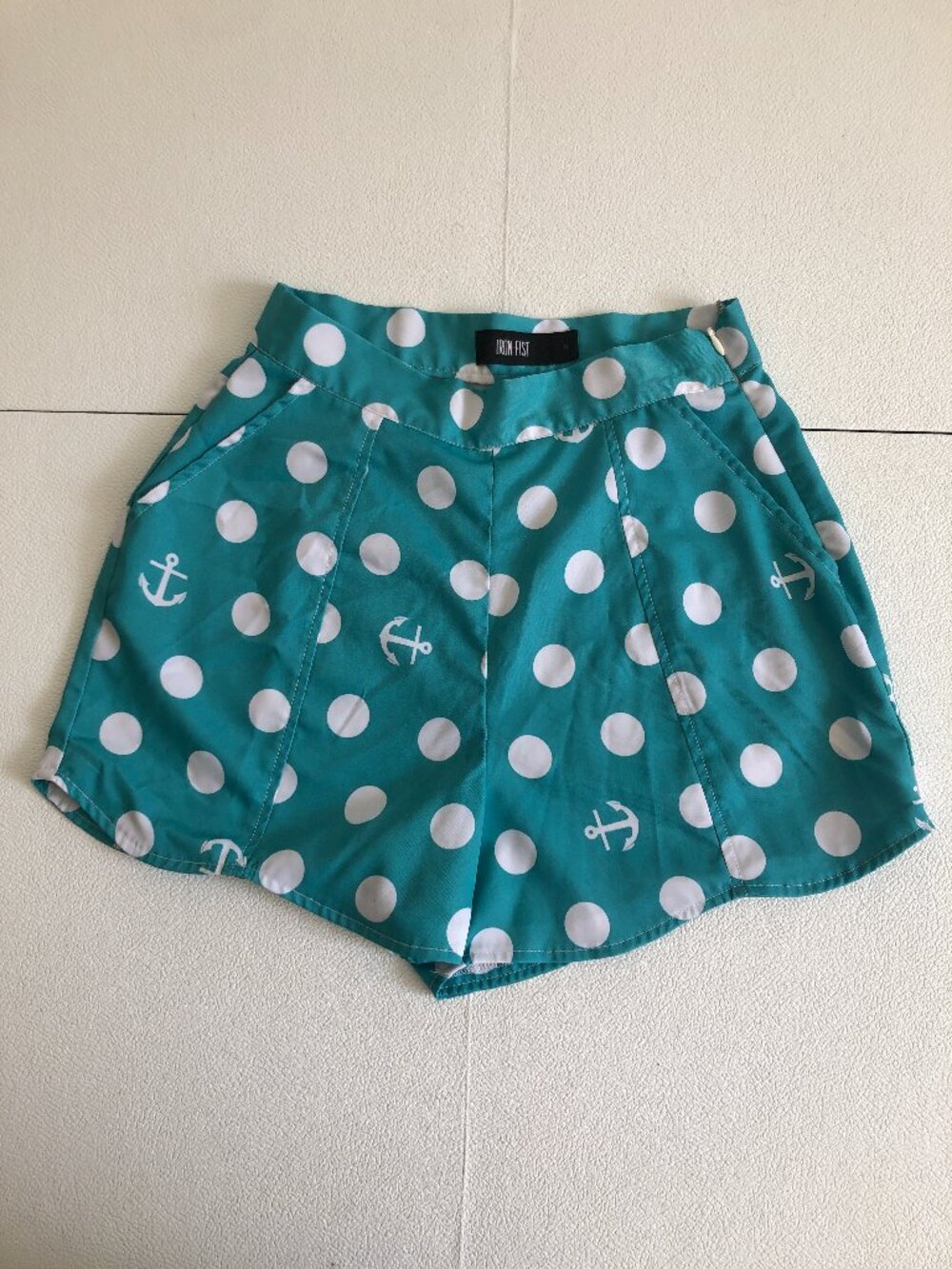 Anchors Away Polka Dot Shorts